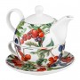 Teiera Tea for One in porcellana  , Collezione BACCHE
