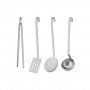 Set 4 utensili da cucina in acciaio satinato , CONVIVO Alessi