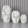 Vaso piccolo bianco in ceramica  H. 23 KYOTO - HENRIETTE