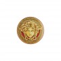 Piatto di natale 2022 cm.17 , GOLDEN COIN, Versace- Rosenthal