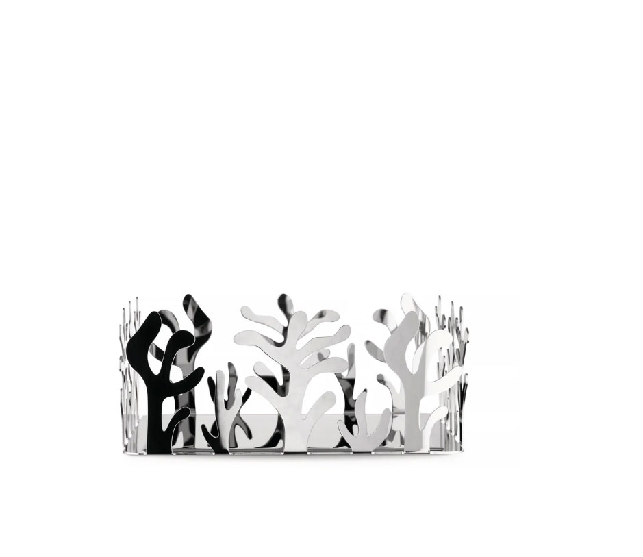 Portatovaglioli quadro inox cm.20,5 , MEDITERRANEO, Alessi