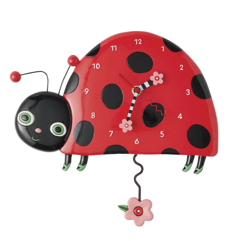 Orologio da parete con pendolo COCCINELLA