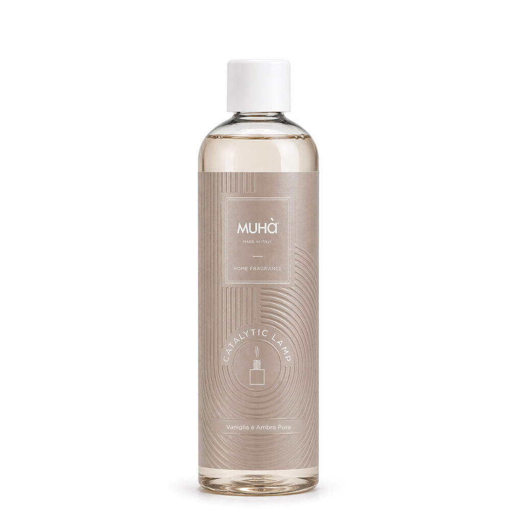 Ricarica per Lampada Catalitica 500 ml Vaniglia e Ambra Pura
