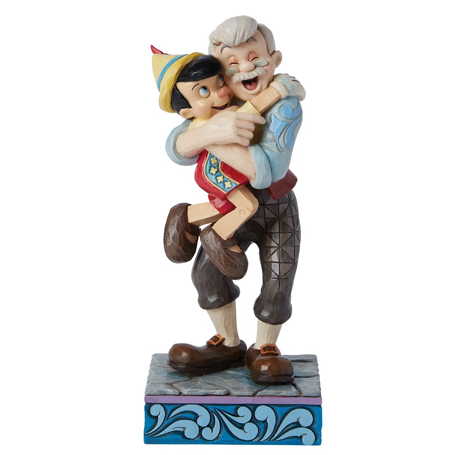 Figura Pinocchio e Geppetto " L'amore di un padre" Disney Traditional Colletion